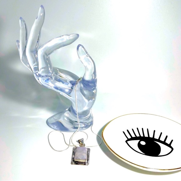 🌈 Lovely moonstone pendant necklace - Picture 4 of 9